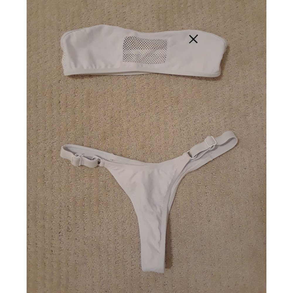 Boutine LA Venice White Bow Tie Bottoms